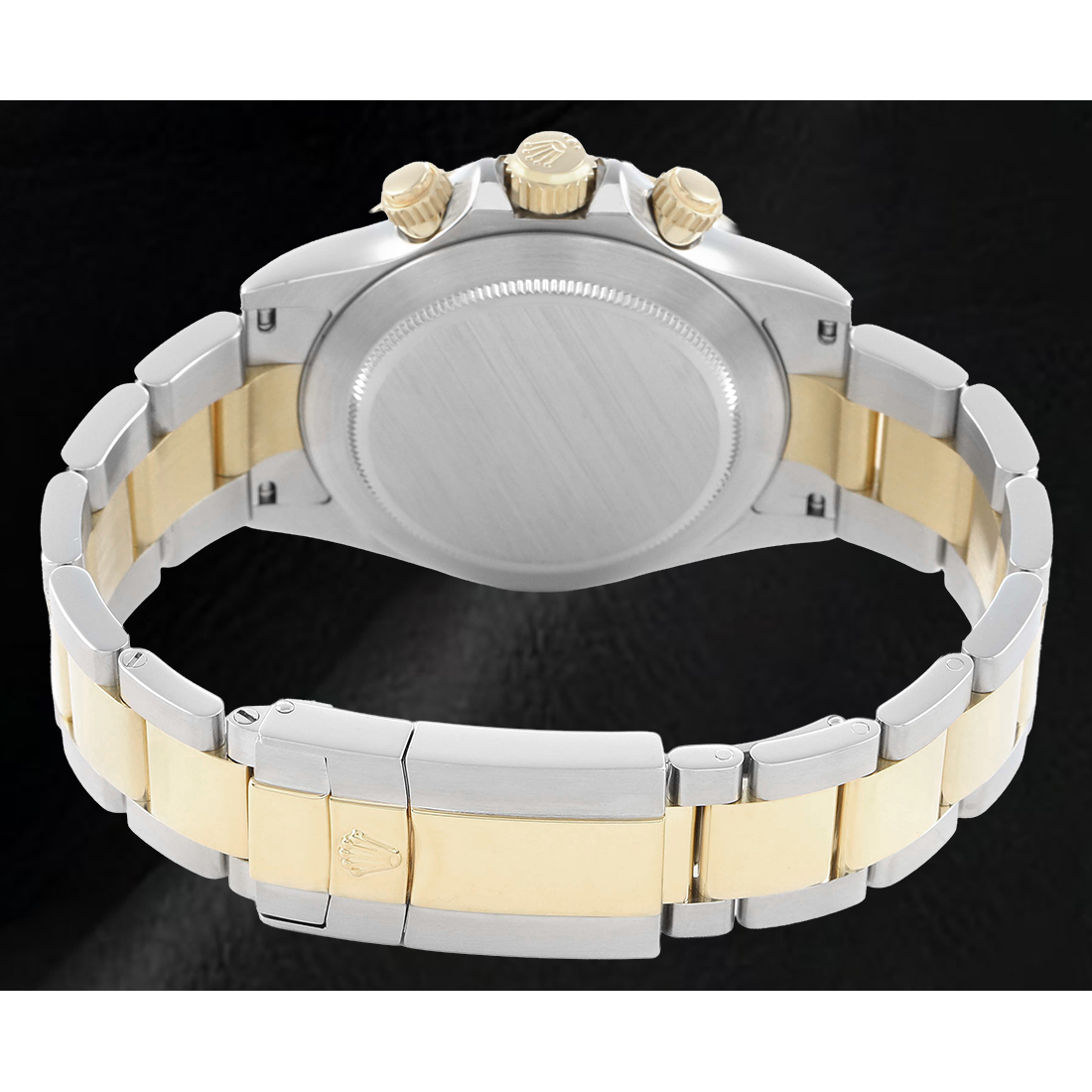 Rolex Two Tone avec Pierre Précieuse – vue de profil