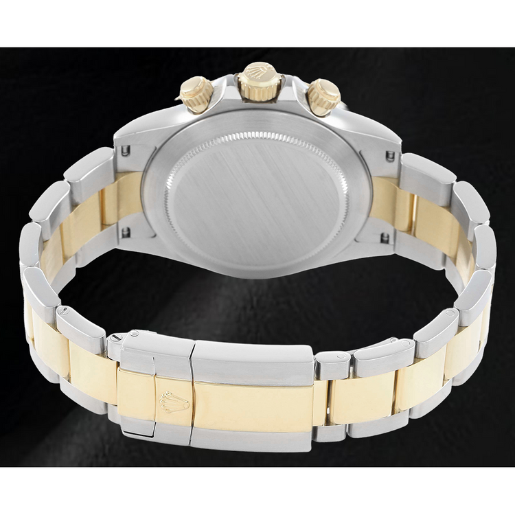 Rolex Two Tone avec Pierre Précieuse – vue de profil