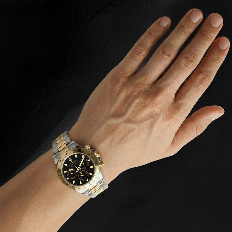 Signature Rolex carats – vue de dessus