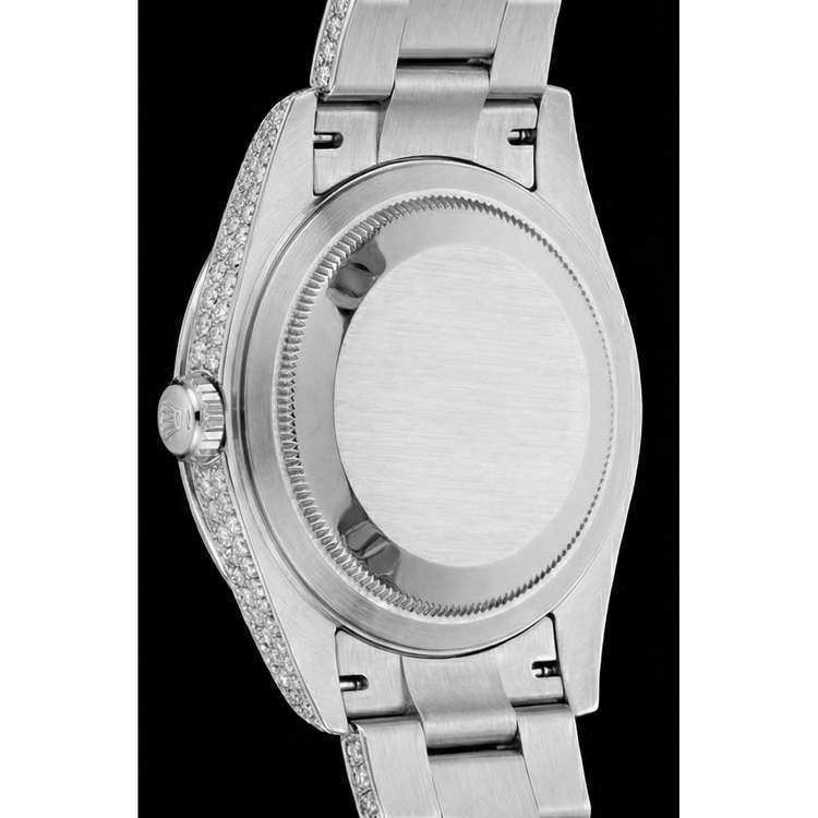 Brillant Rolex 16,75-carats Stainless Steel – vue de dessus