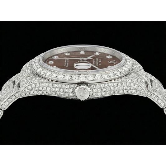 De luxe Brillant Rolex 16,75 carats – vue de face