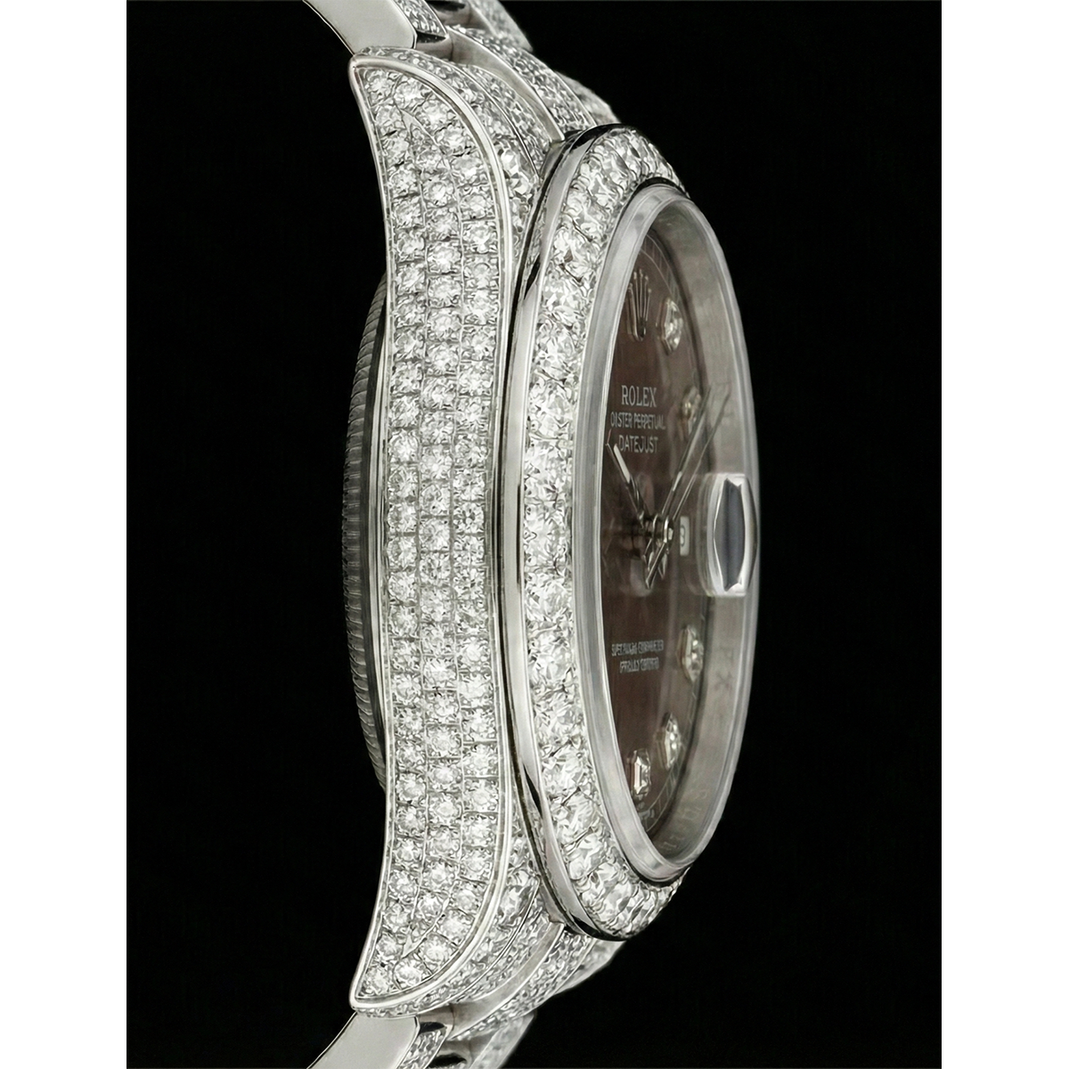 Diamant Rolex 26,5-carats Stainless Steel – vue de côté