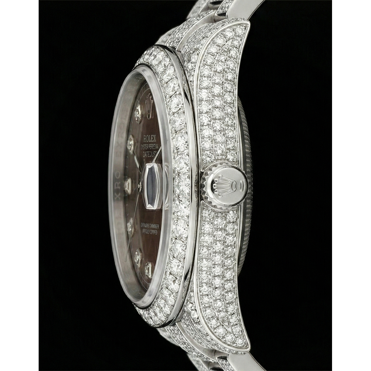 Intemporel Diamant Rolex 26,5 carats – vue d'angle
