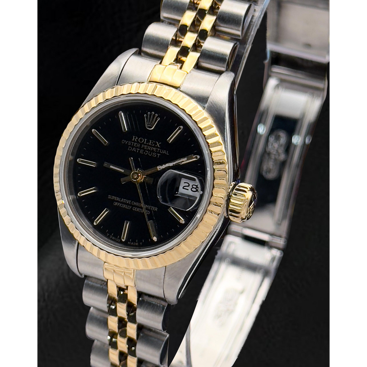Pierre Précieuse Rolex -carats Two Tone – vue d'angle
