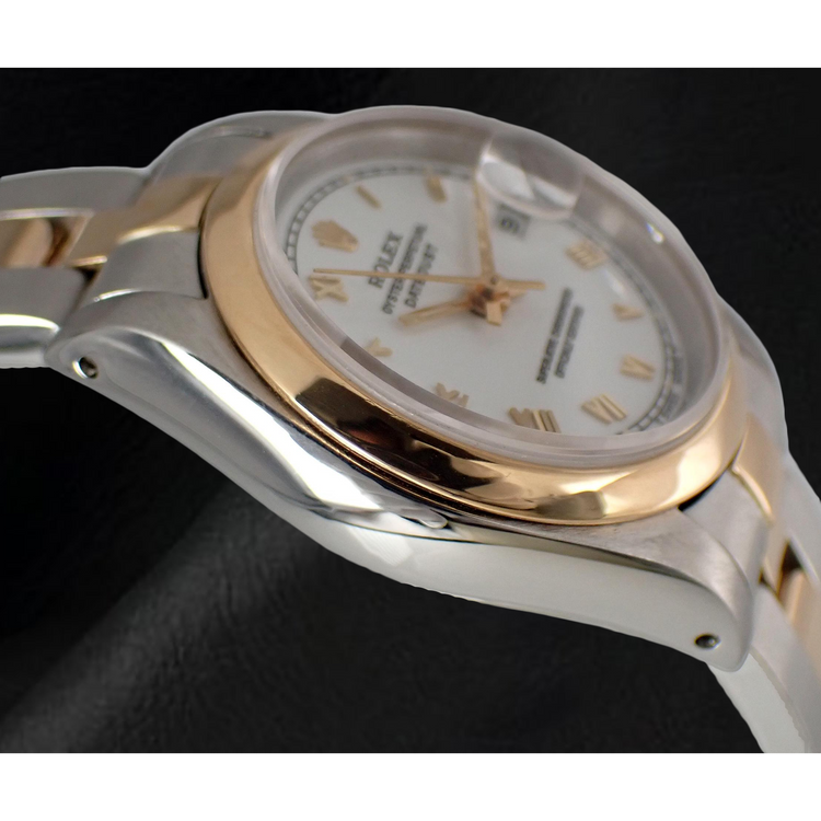 Pierre Précieuse Rolex carats Two Tone – vue de face