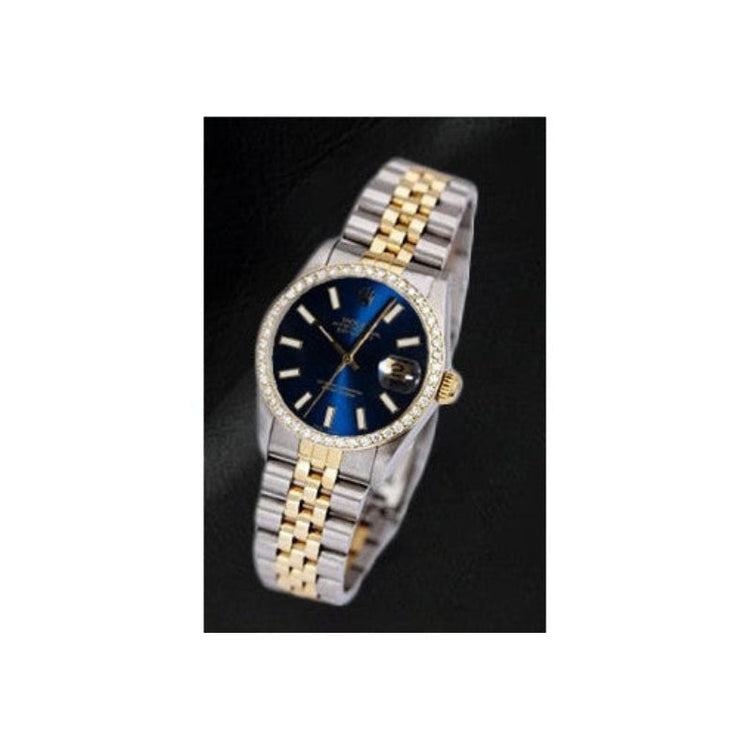 Pierre Précieuse Rolex -carats Two Tone – vue de profil