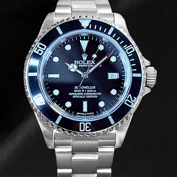 Éblouissant Rolex carats – vue de face