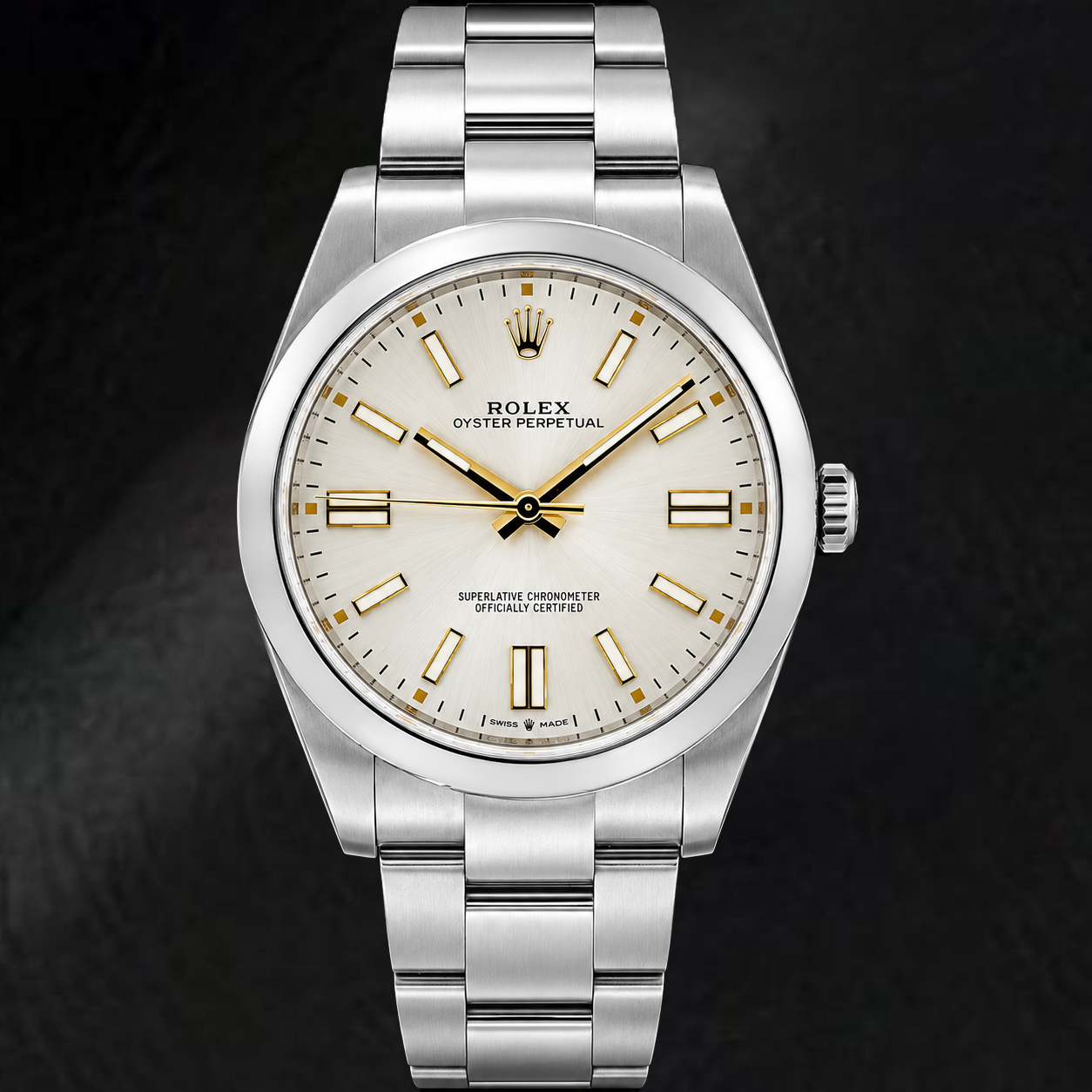 Montre Rolex 124300 41 mm Cadran Argenté Acier Inoxydable Bracelet Oyster