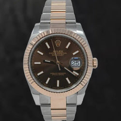 Rolex 126331 Date-just 41 mm Montre pour homme en or jaune 18 carats