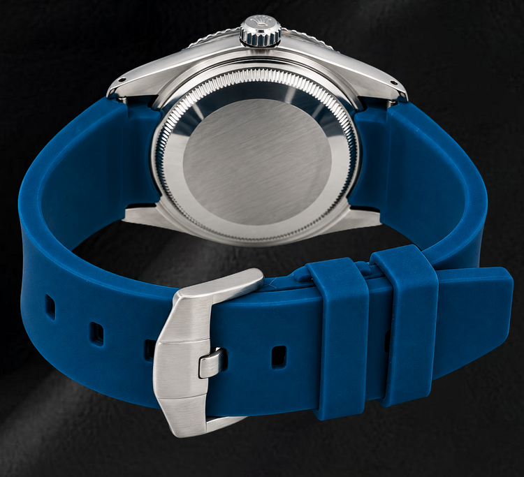 Montre Rolex 1601 Datejust 36 mm Cadran Diamants Bleu