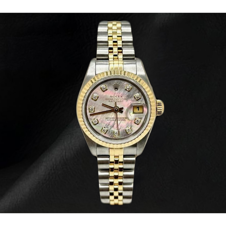 Montre Rolex Datejust 26 mm Bicolore Or 18K pour Femme Année 2002