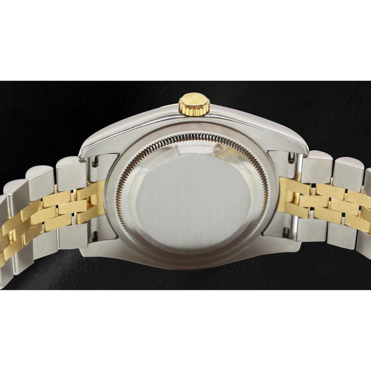 Pierre Précieuse Rolex en Sterling Silver Two Tone Gold – vue de profil