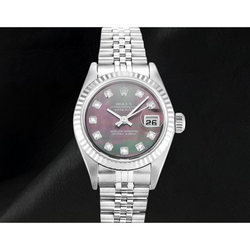 Montre Rolex Datejust 26 mm Année 2002 Cadran Diamants en Nacre
