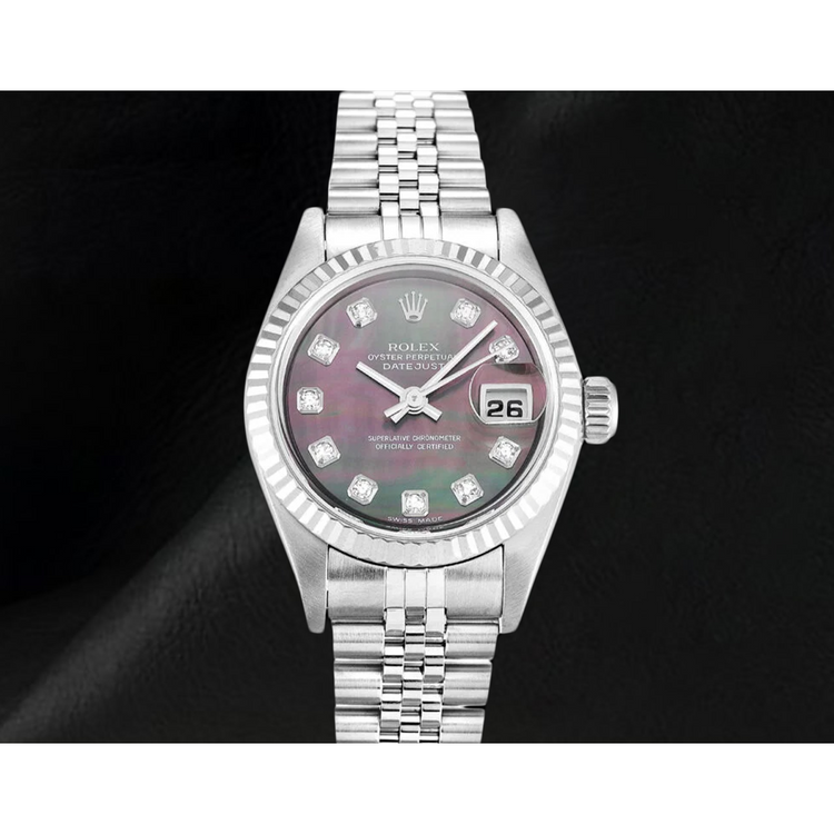 Montre Rolex Datejust 26 mm Année 2002 Cadran Diamants en Nacre