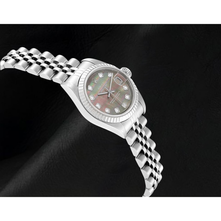 Montre Rolex Datejust 26 mm Année 2002 Cadran Diamants en Nacre