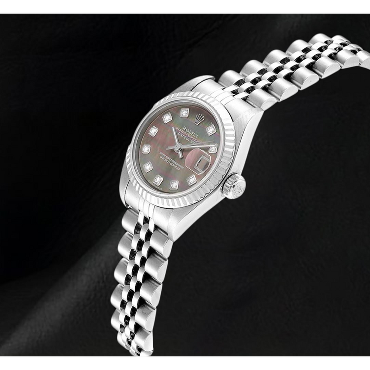 Montre Rolex Datejust 26 mm Année 2002 Cadran Diamants en Nacre