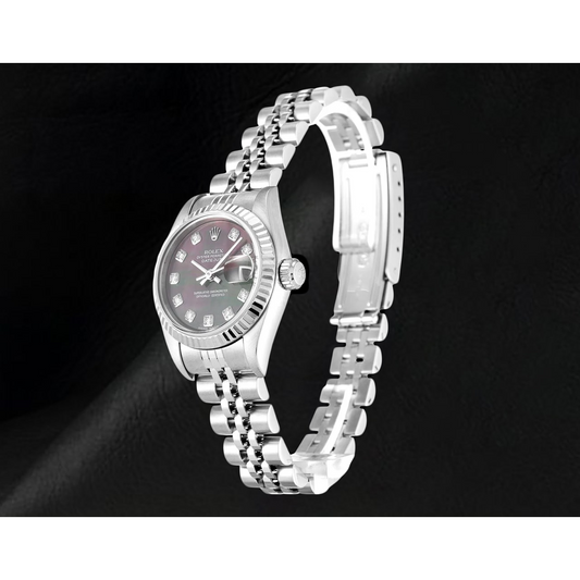 Montre Rolex Datejust 26 mm Année 2002 Cadran Diamants en Nacre