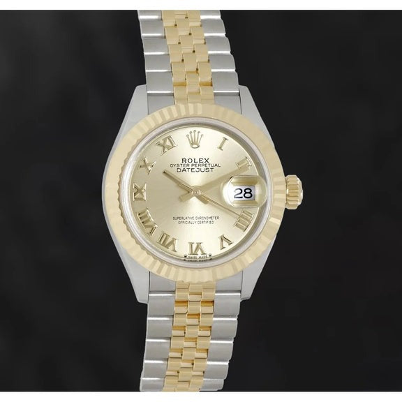 Rolex 279173 Datejust Montre Femme Cadran Romain Acier Inoxydable