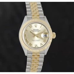 Rolex 279173 Datejust Montre Femme Cadran Romain Acier Inoxydable Et Or