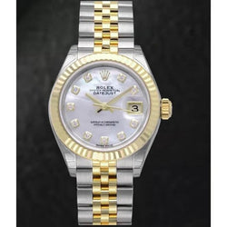 Rolex 279173 Datejust Montre Femme SERPILLIÈRE Cadran Diamant Bicolore