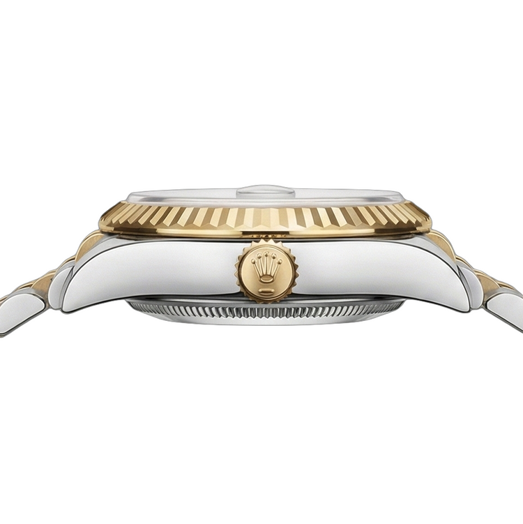 Gemme Rolex carats Two Tone – vue de côté