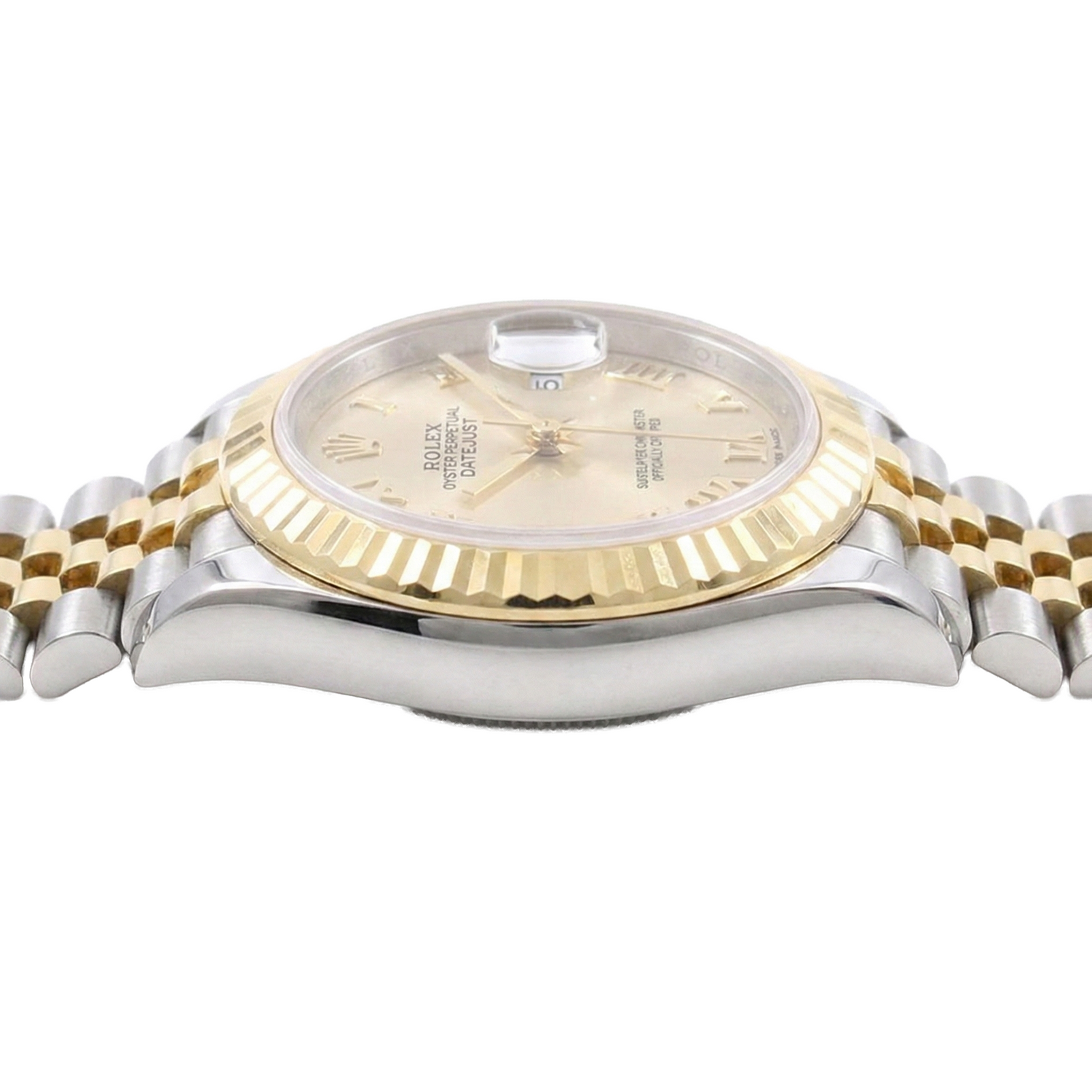 Gemme Rolex carats Two Tone – vue d'angle