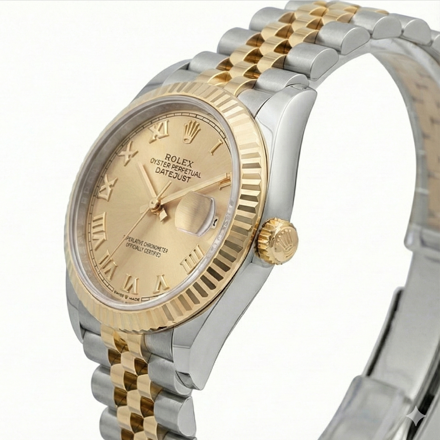Haut de gamme Rolex carats – vue de dessus