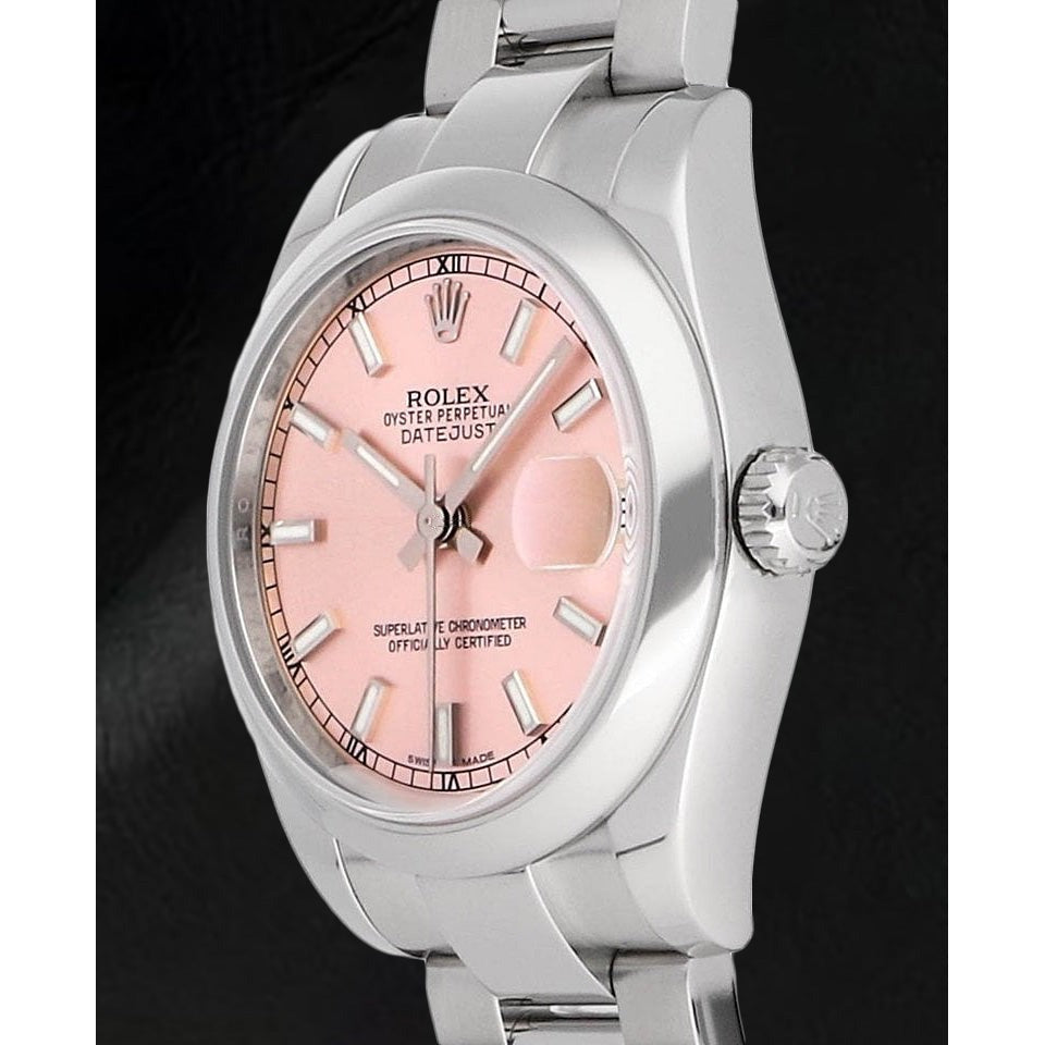 Luxueux Pierre Précieuse Rolex carats – vue de côté
