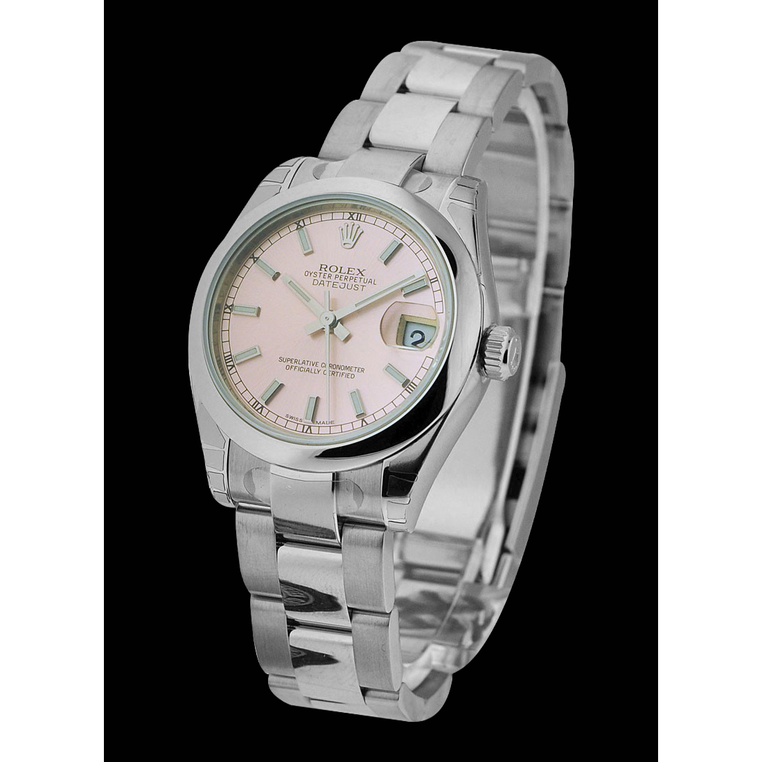 Pierre Précieuse Rolex -carats Stainless Steel – vue d'angle