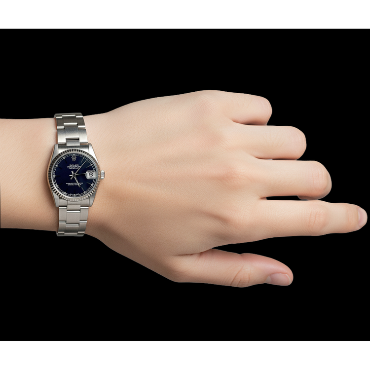 Pierre Précieuse Rolex -carats Stainless Steel – vue d'angle