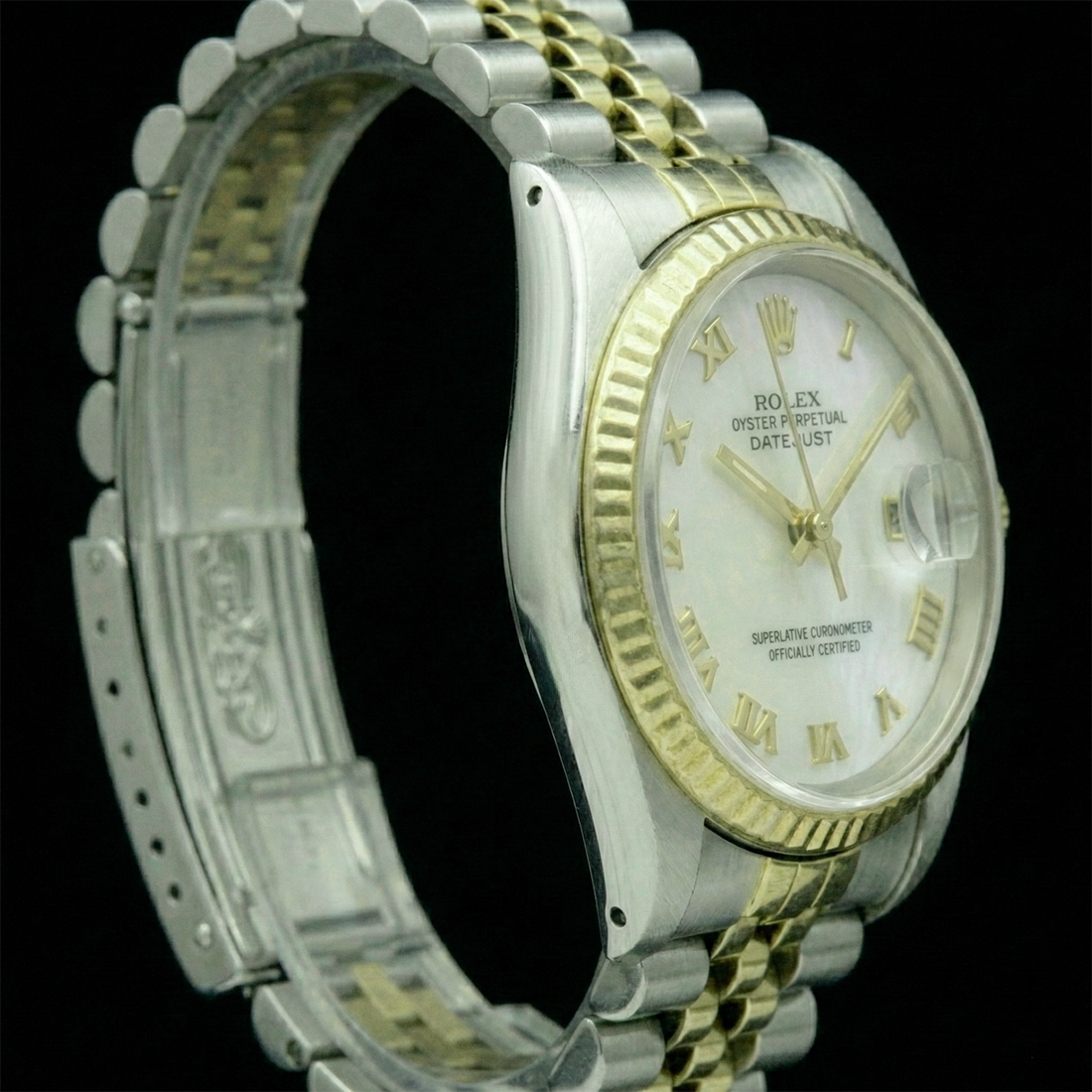 Perle Rolex en Two Tone – vue de face