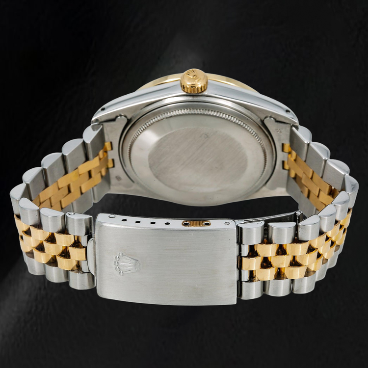 Montre Rolex Datejust 36 mm 16013 Bicolore Cadran Diamants Rose