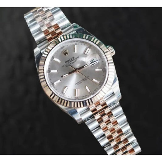 Datejust Montre bicolore en or 18 carats
