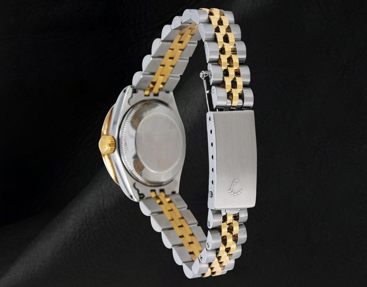 Montre Rolex 6917 Datejust Bicolore 26 mm Cadran Diamants Nacre Rose