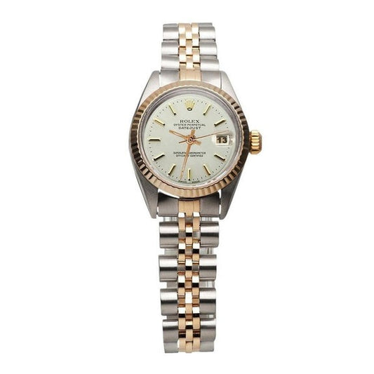 Rolex Cadran bâton blanc très fine montre pour femme 