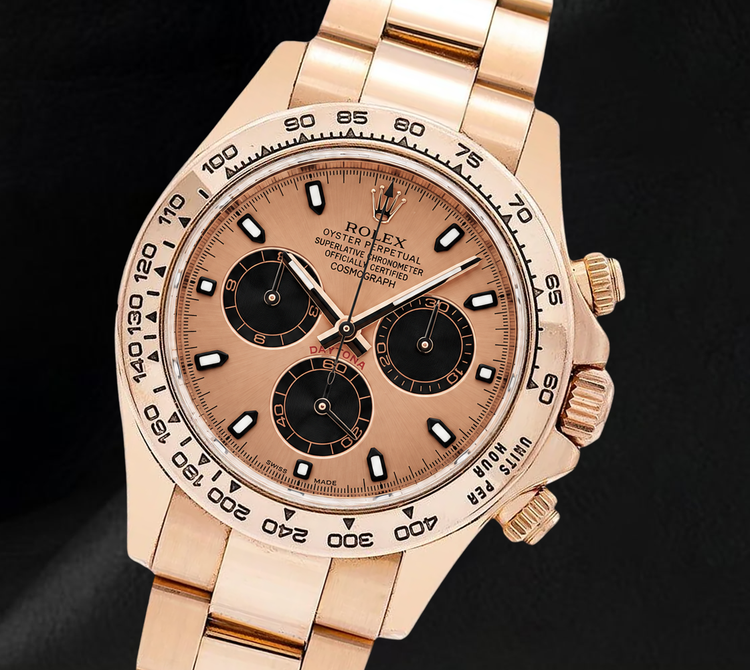 Montre Rolex Cosmograph Daytona 116505 40 mm Cadran Champagne Or Rose