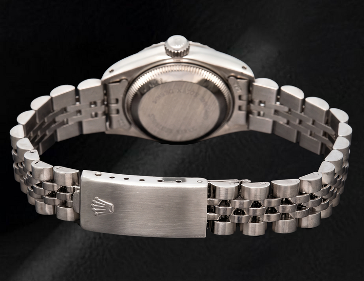 Montre Rolex Date 6924 26 mm Cadran Argenté Bracelet Jubilé en Acier Inoxydable