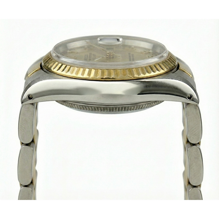 Rolex Date Montre Dames Rolex Cadran Arabe Deux Tons