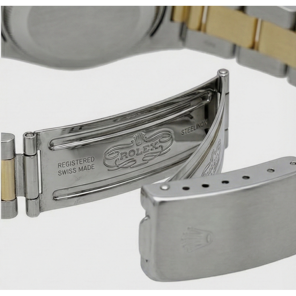 Rolex Date Montre Dames Rolex Cadran Arabe Deux Tons