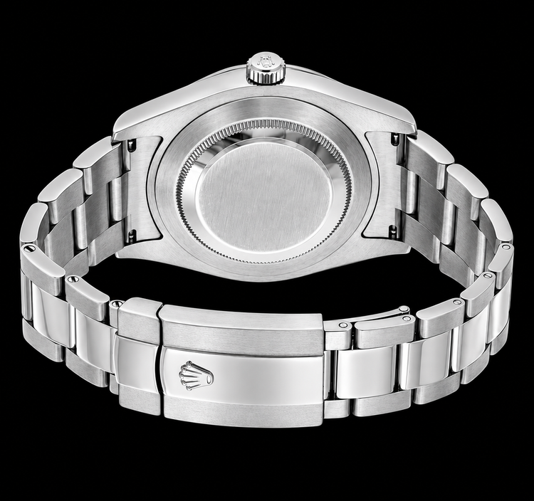 Montre Rolex Datejust 116334 41 mm Cadran Noir Chiffres Romains Acier Inoxydable Bracelet Oyster