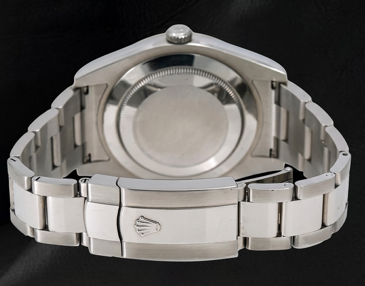 Montre Rolex Datejust 116334 41 mm Cadran Gris Diamants Acier Inoxydable Bracelet Oyster