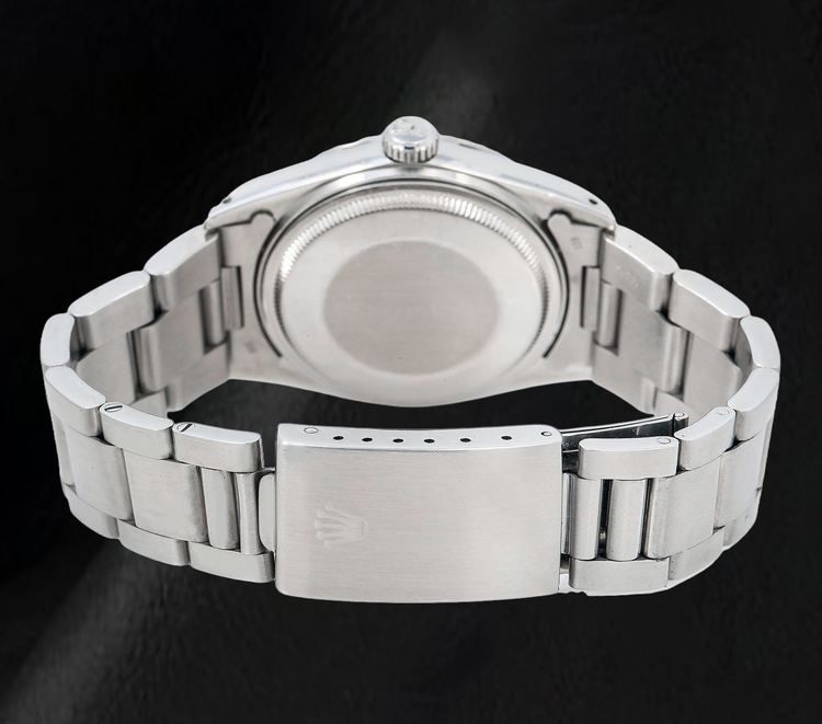 Montre Rolex Datejust 16200 36 mm en Acier Inoxydable Cadran Diamants Pavé Arc-en-Ciel