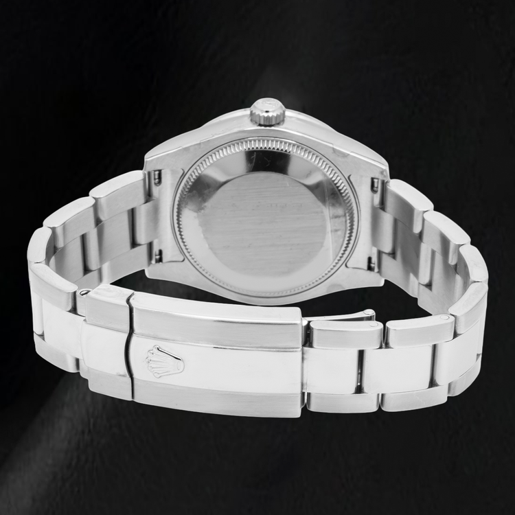 Montre Rolex Datejust 178240 31 mm en Acier Inoxydable, Cadran en Nacre Blanche à Chiffres Romains, Lunette en Diamants