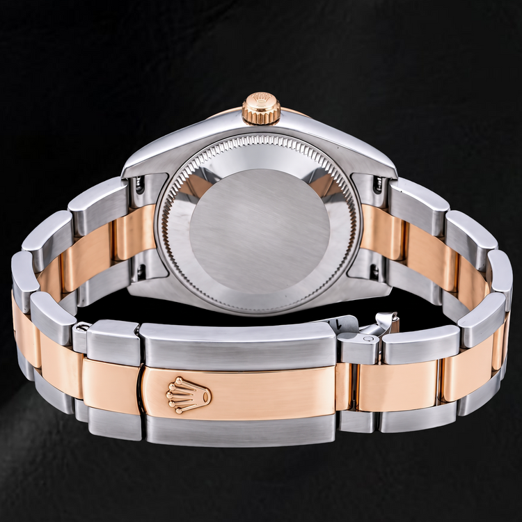 Montre Rolex Datejust 178241 31 mm Bicolore Cadran Gris à Chiffres Romains