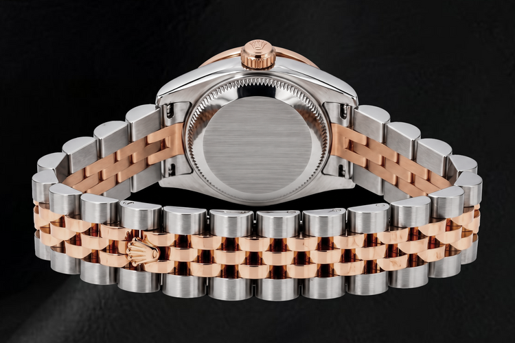 Montre Rolex Datejust 179171 26 mm Bicolore Cadran Sundust à Index Bâtons