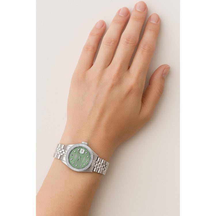Brillant Rolex en Stainless Steel – vue de profil