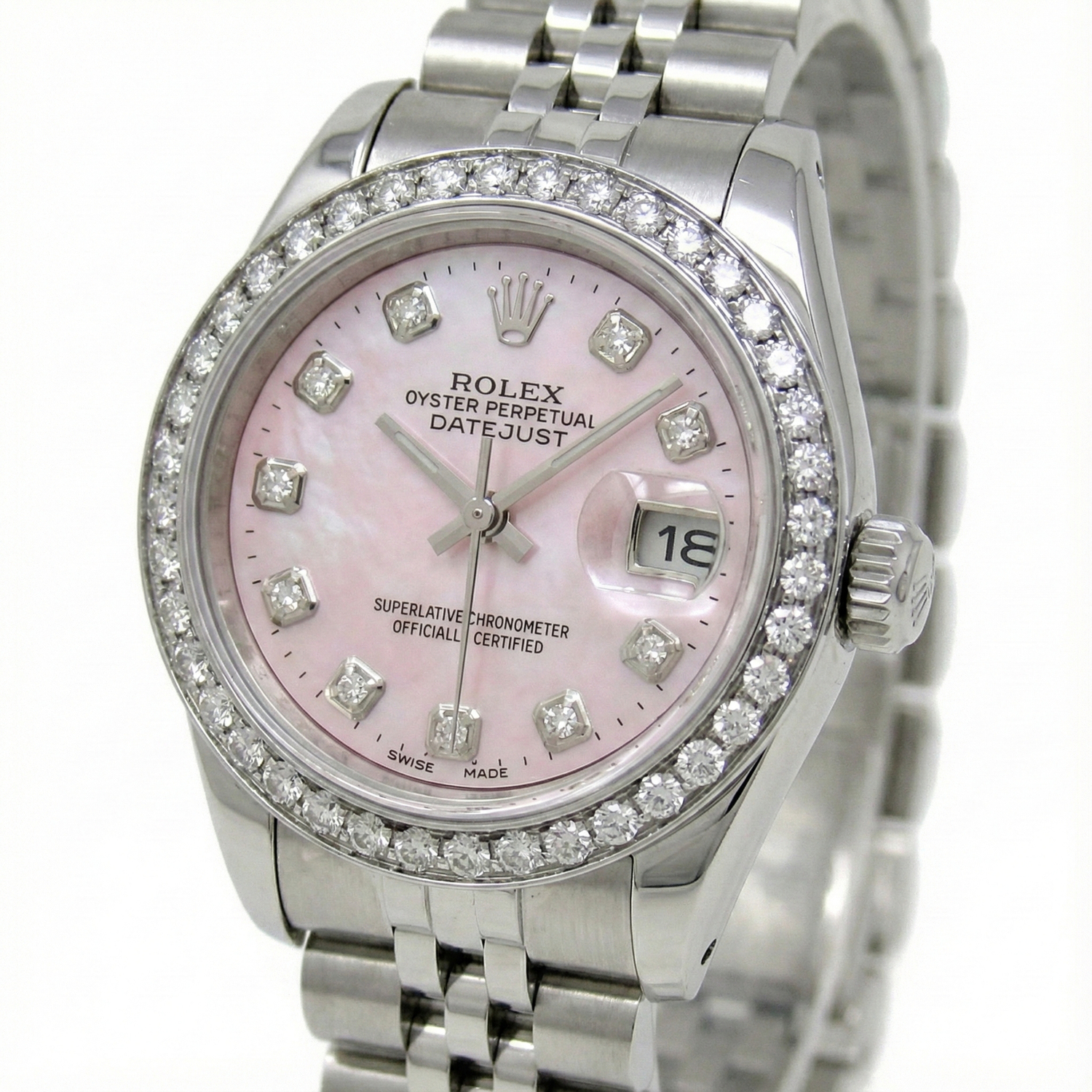 Perle des Mers du Sud Rolex en Stainless Steel – vue de côté