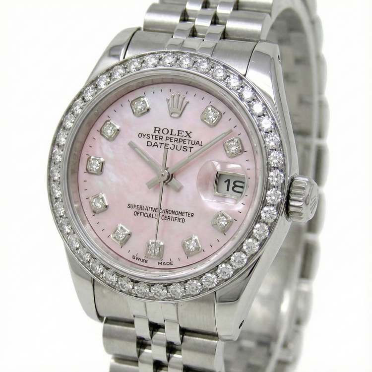 Perle des Mers du Sud Rolex en Stainless Steel – vue de côté
