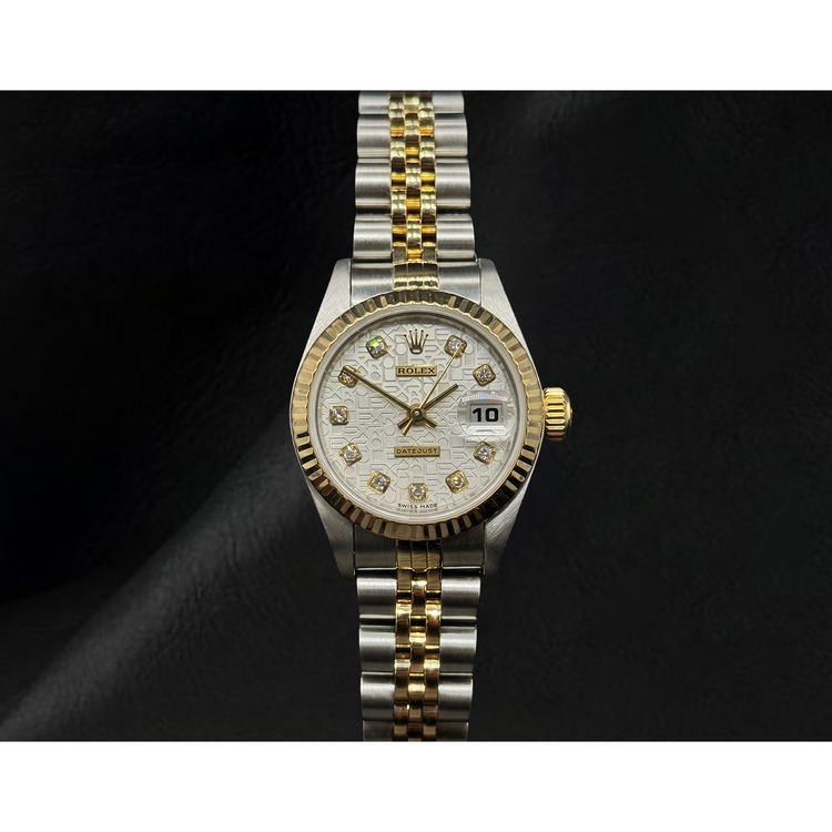 Montre pour femme Rolex Datejust 26 mm Bicolore Bracelet Jubilé Année 2002