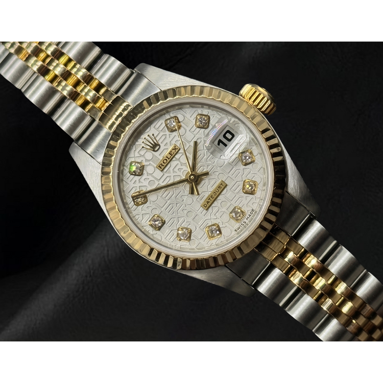 Rolex Datejust 26 mm Année 2002 Montre pour Femme Bicolore Bracelet Jubilé